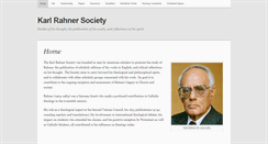 Desktop Screenshot of karlrahnersociety.com
